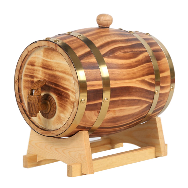 Wine In Beer Store - Oak Barrel, 1.5 L / 3