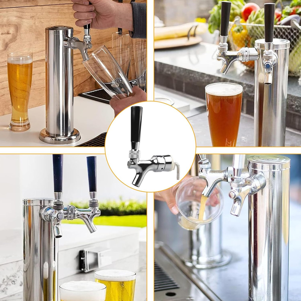 Draft Beer Faucet, Chrome Plat - Wine Beers recension och pris