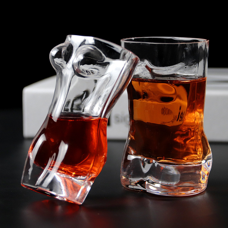 Creative Beer Glasses Body Art - Wine Beer Mix Drink recension och pris