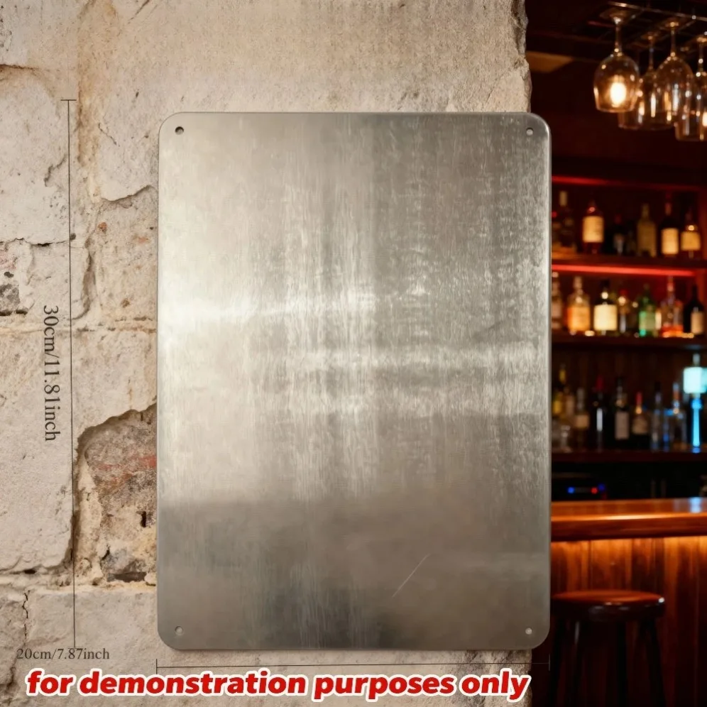 2D Vintage Metal Wall Art Retr - Wine Tag Label recension och pris