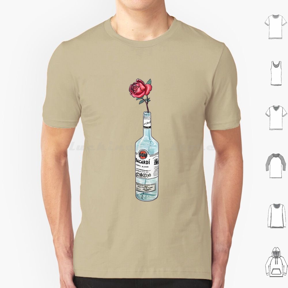 Rum Bacardi Flower Artwork T S - Beer Wine Gin recension och pris