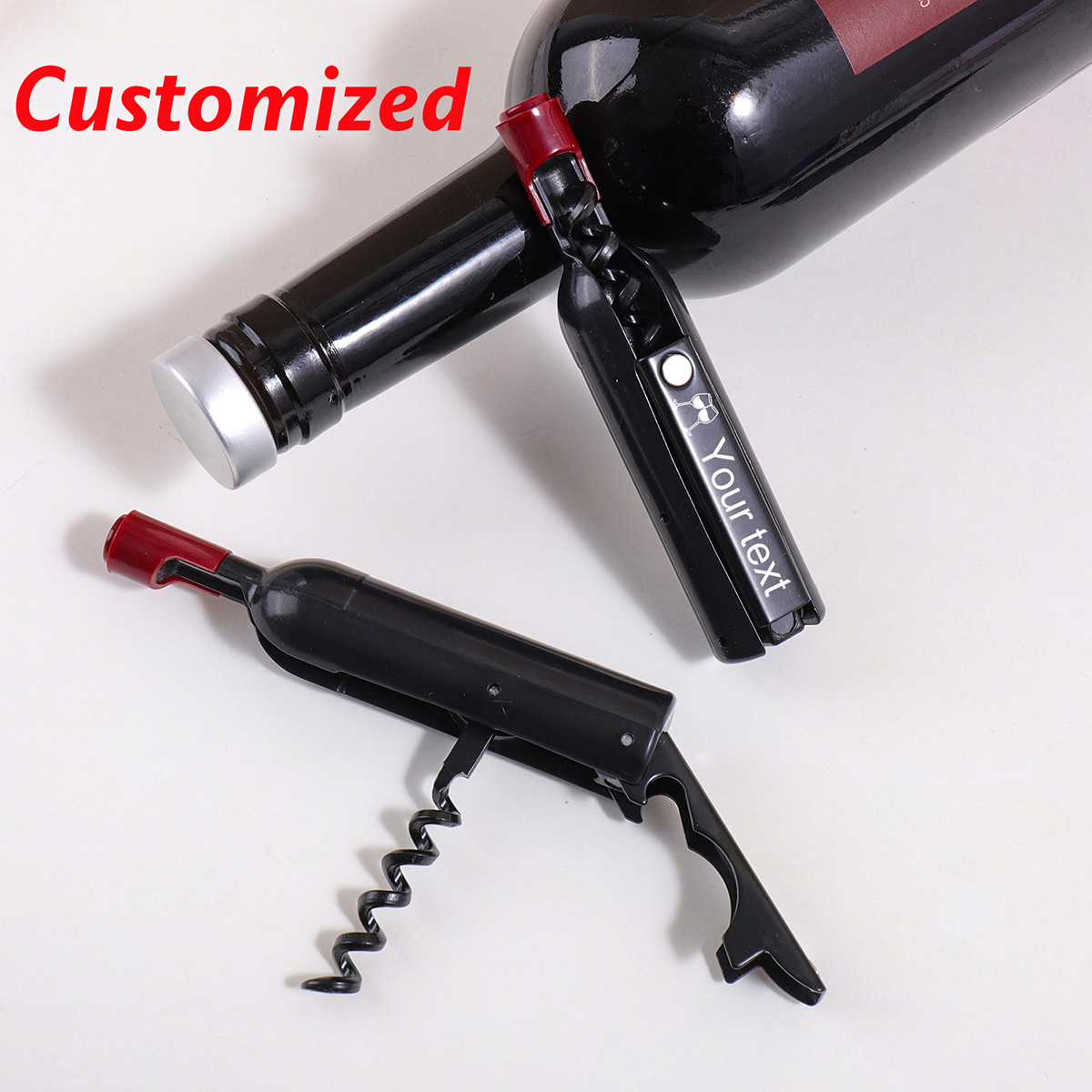 Custom Text Wine Opener Person - Wine With Beer Name recension och pris