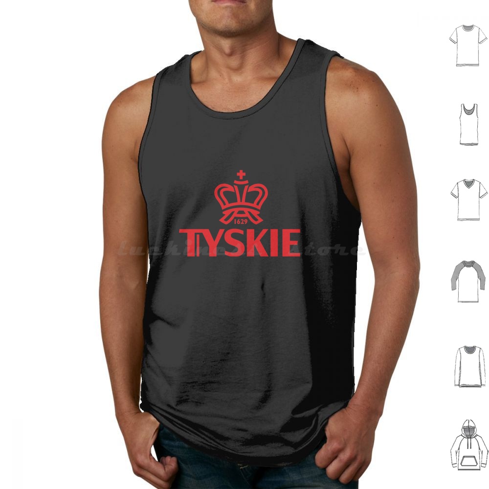 Tyskie Tank Tops Print Cotton  - Beer Wine Gin recension och pris