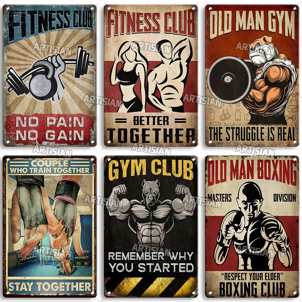 Old Man Gym Club Inspirational - Wine Tag Label recension och pris