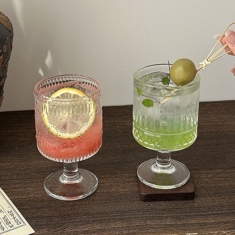 4pcs Set Vintage Embossed Mixe - Wine Beer Mix Drink recension och pris