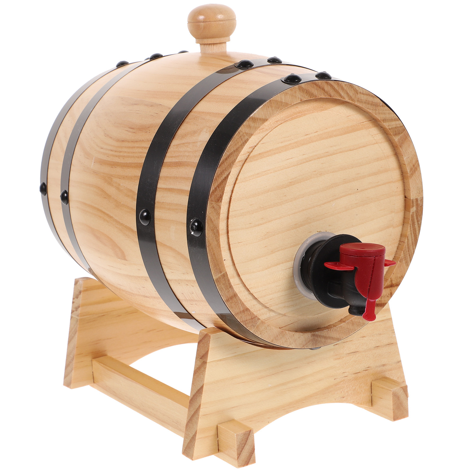 1Pcs Handcrafted Oak Wine Barr - Wine Beer Spirit recension och pris