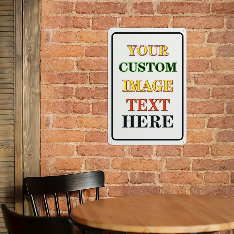 Custom Photo Rectangular Iron  - Wine Tag Label recension och pris