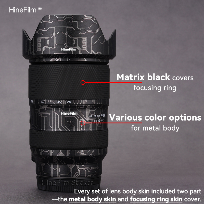 Hinefilm Skin for Tamron 28 75 - Wine Xd recension och pris
