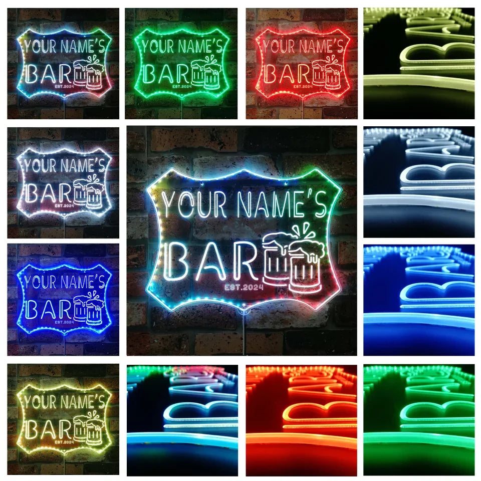 Personalized Your Name Bar & G - Wine With Beer Name recension och pris