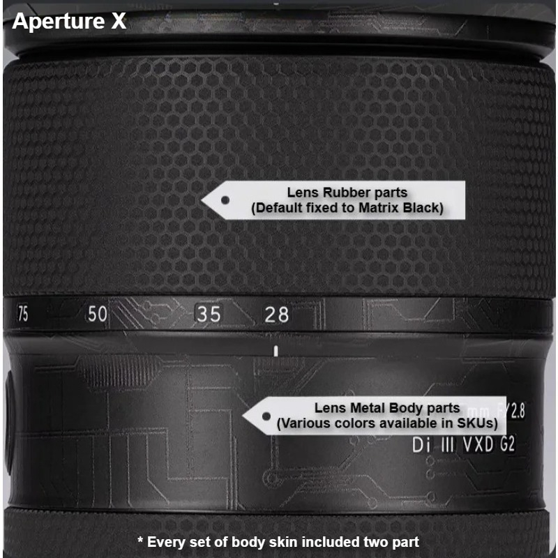 For Tamron 28 75 G2 Lens Skin  - Wine Xd recension och pris