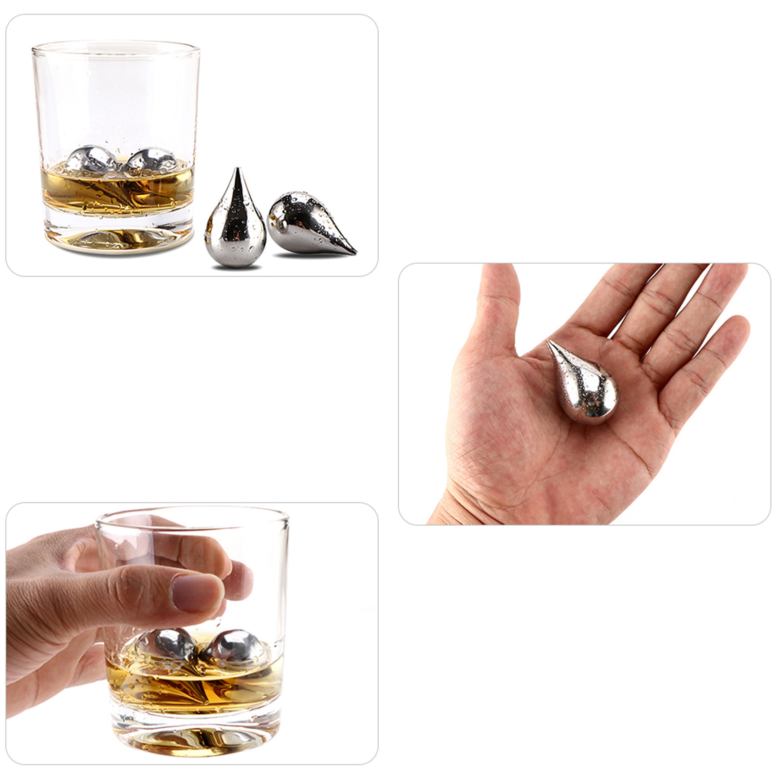 2Pcs Food Grade Stainless Stee - Wine Beer Spirit recension och pris