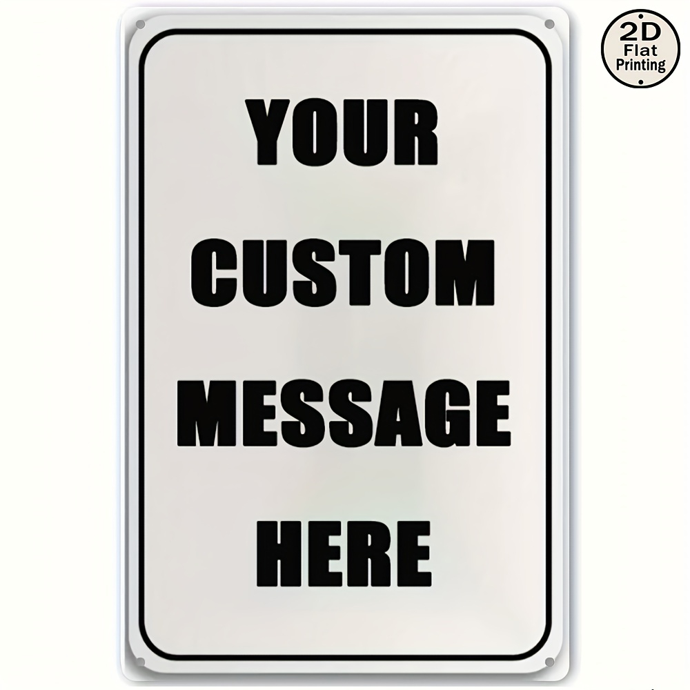 Custom Metal Tin Sign Personal - Wine Tag Label recension och pris