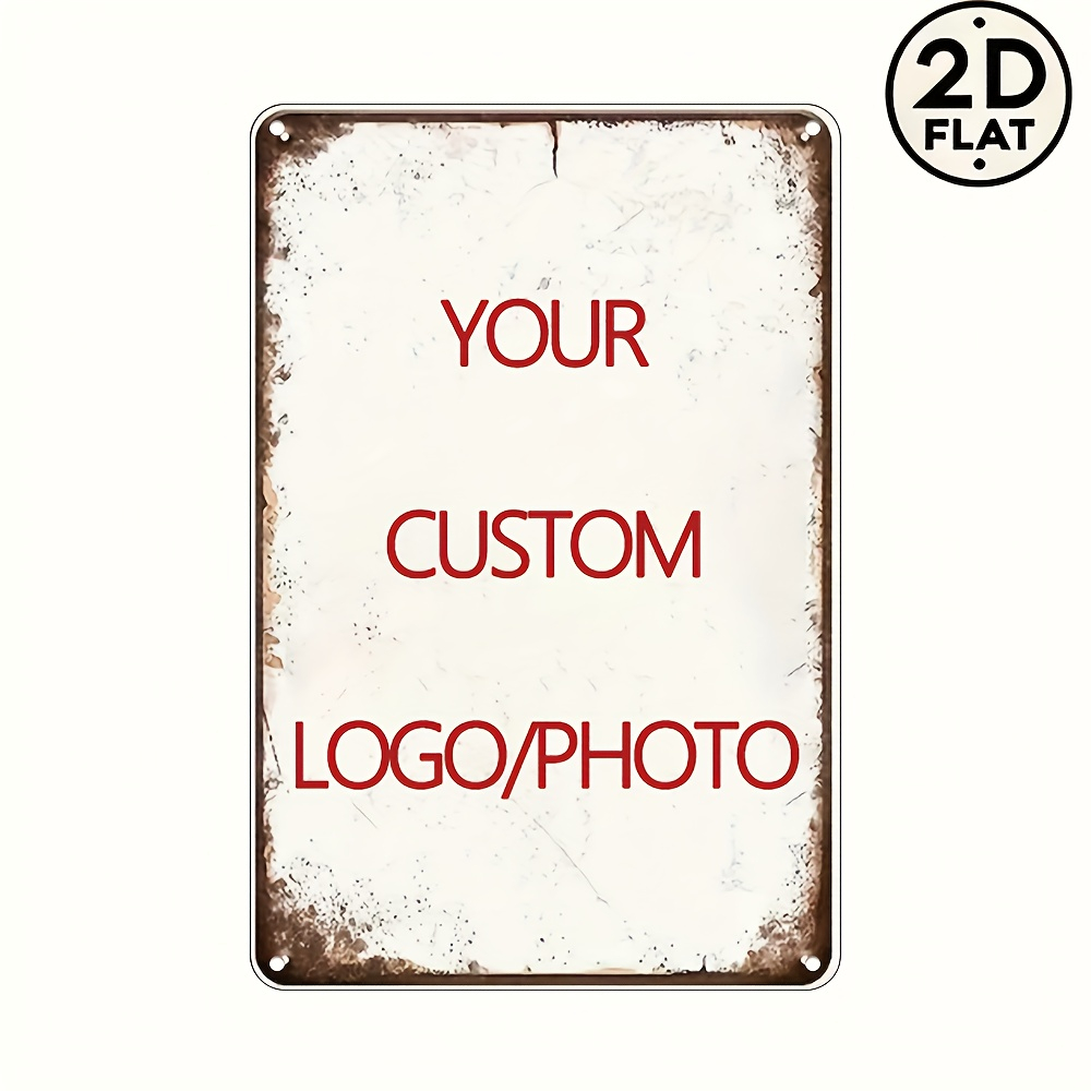 Custom Metal Tin Sign Personal - Wine Tag Label recension och pris