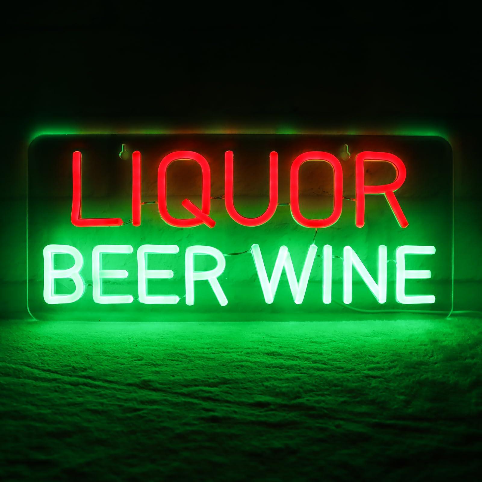 Liquor Beer Wine Neon Signs fo - Wine In Beer Store recension och pris