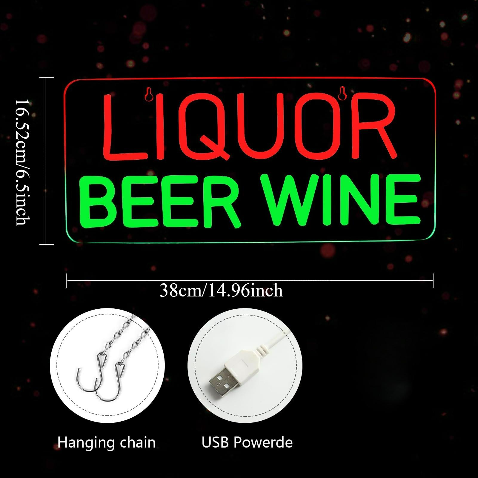 Liquor Beer Wine Neon Signs fo - Wine In Beer Store recension och pris
