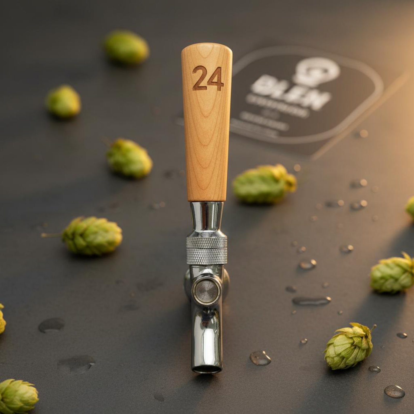 Short Wooden Beer Handle Solid - Wine Beers recension och pris
