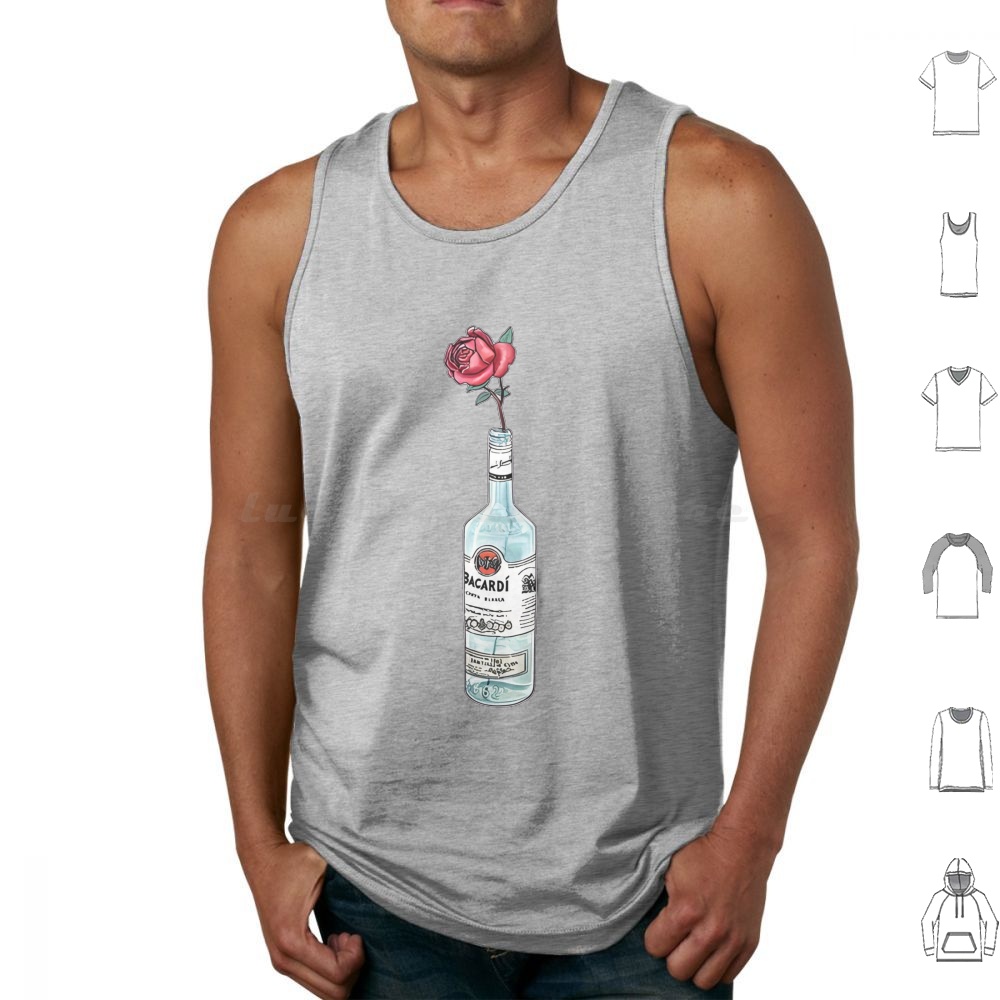 Rum Bacardi Flower Artwork Tan - Beer Wine Gin recension och pris