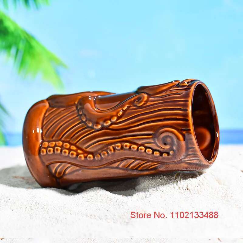 TIKI Bar Cocktail Cup Hawaii T - Wine Beer Mix Drink recension och pris