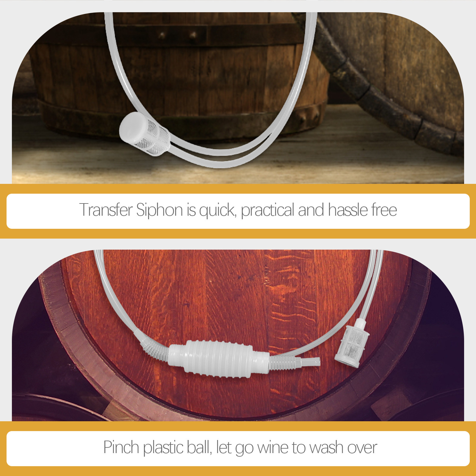 1Set Siphon Pipe Hose Wine Mak - Wine Beer Cider recension och pris