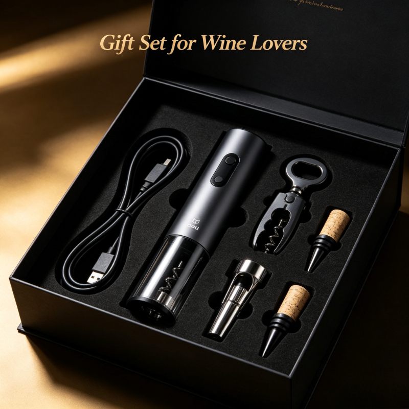 Deli Electric Wine Opener Set  - Wine Beer Deli recension och pris